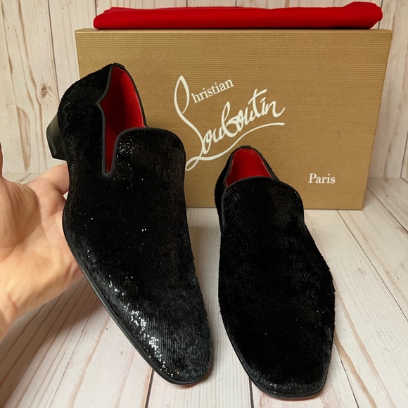 Christian Louboutin Dandy Chick Loafer Black Sz 40 / 7 - Picture 4 of 10